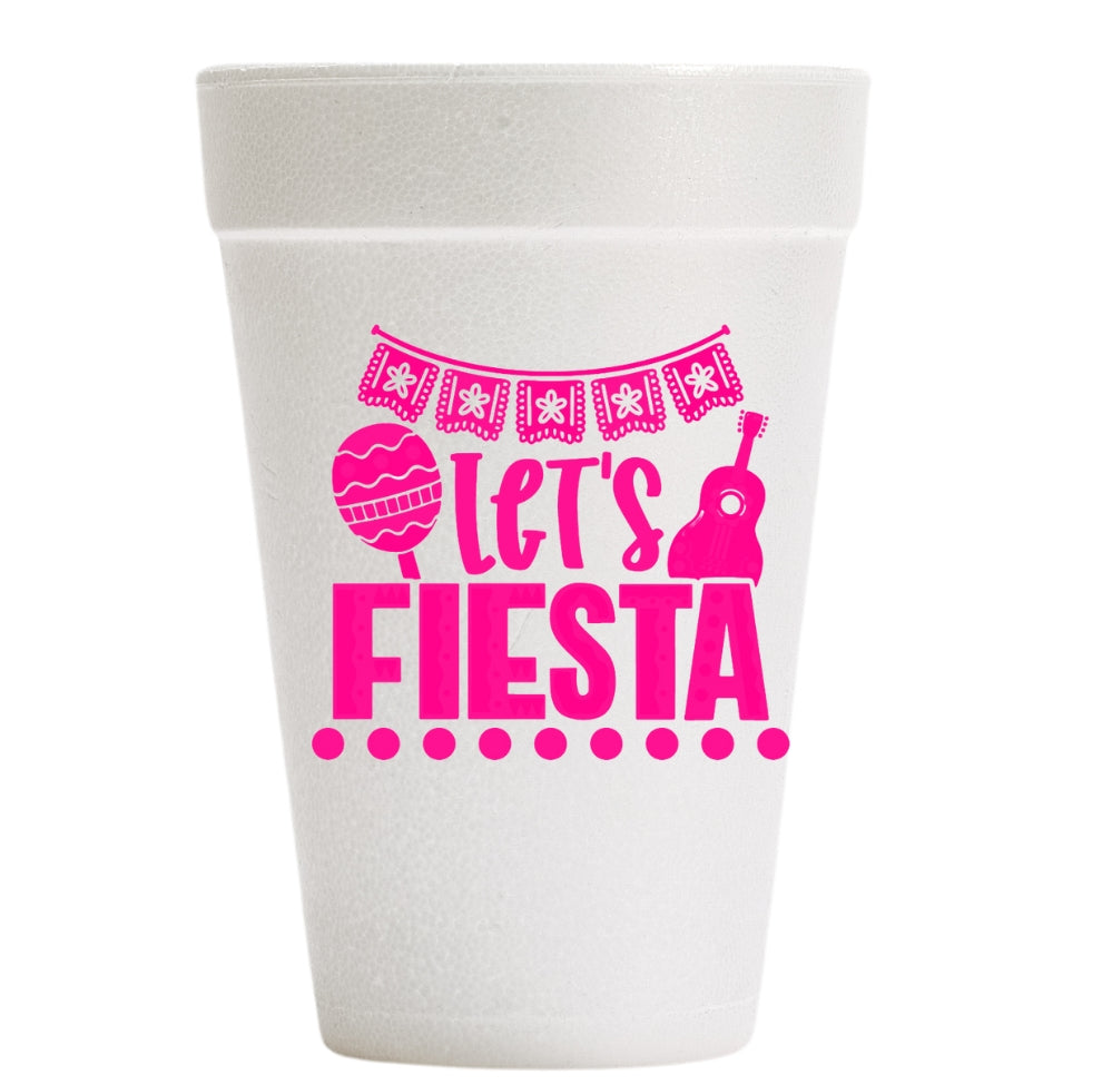 Let's Fiesta Foam Cups