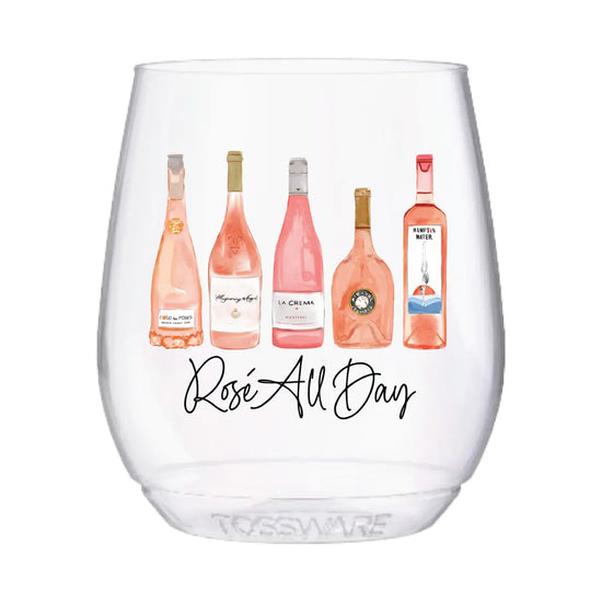 Rose All Day 14oz Stemless Wine Tossware
