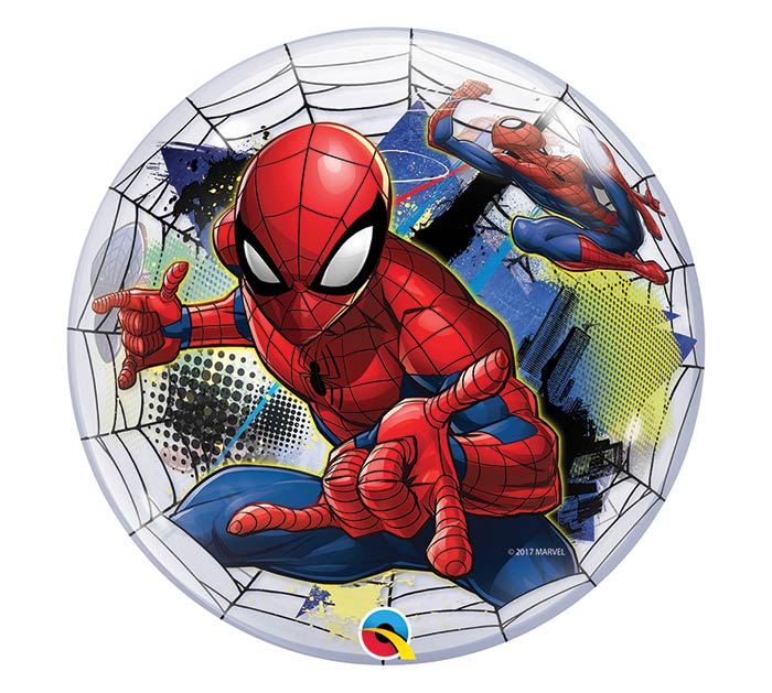 22" Spider Man Bubble Balloon