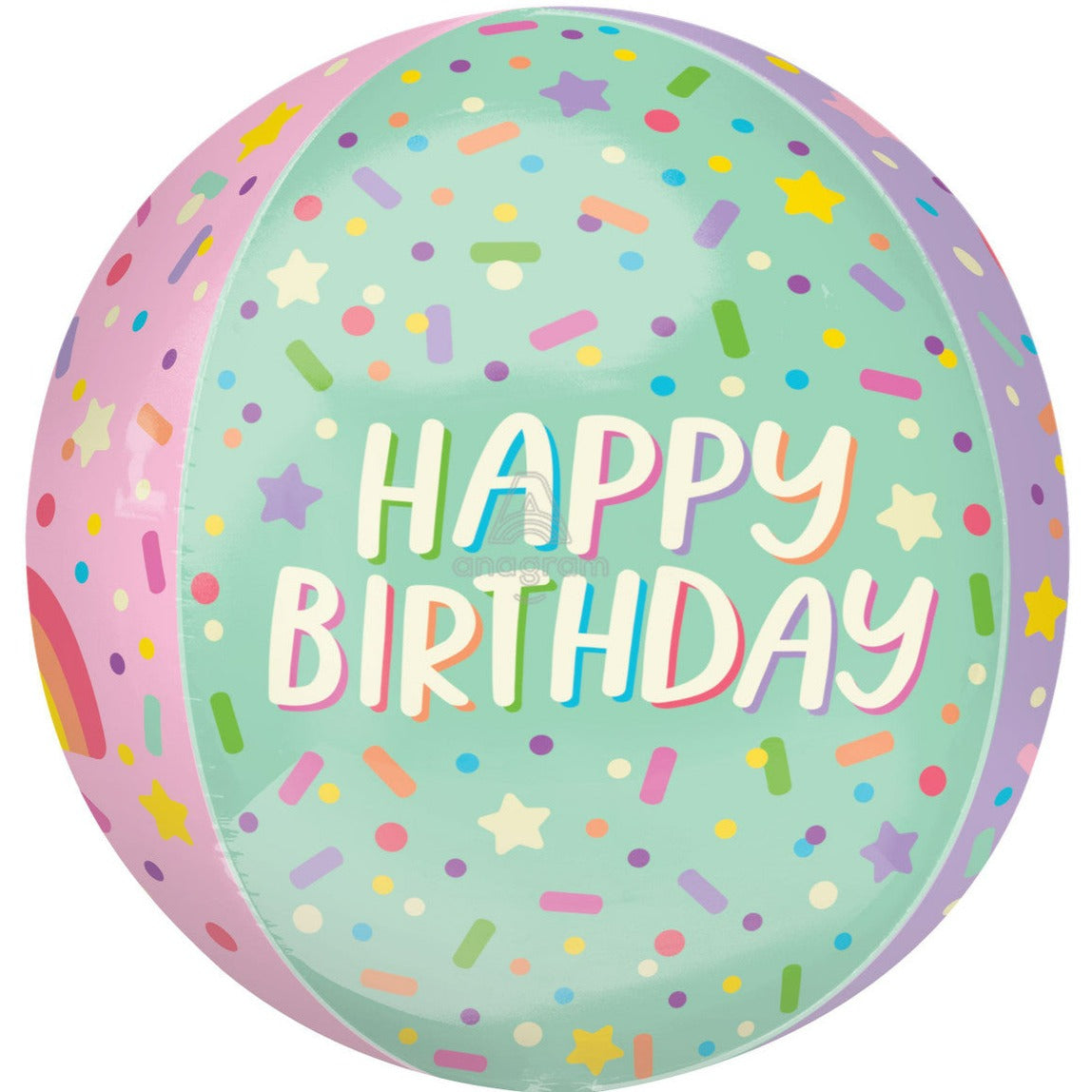 16" Happy Birthday Sprinkles Orb