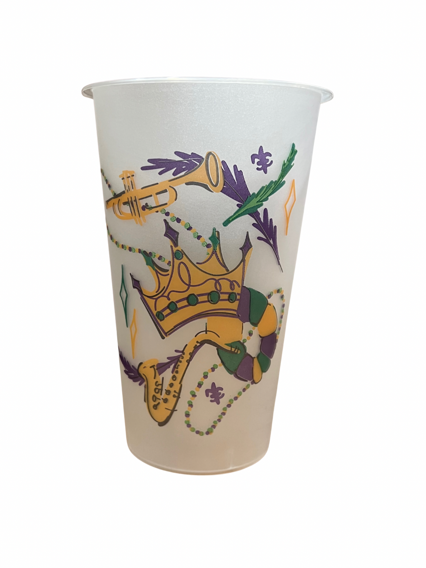 Mardi Gras Mask Disposable Cups