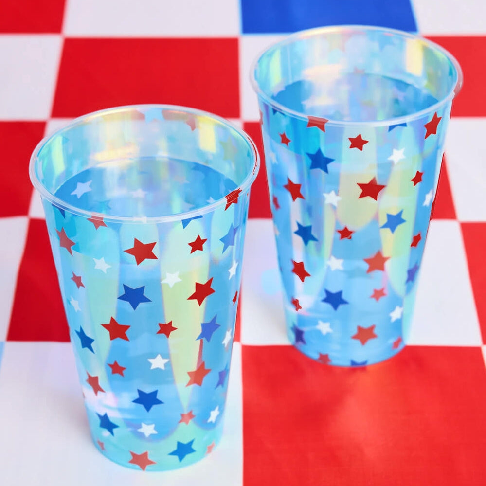 Stars & Stripes Patriotic Cups