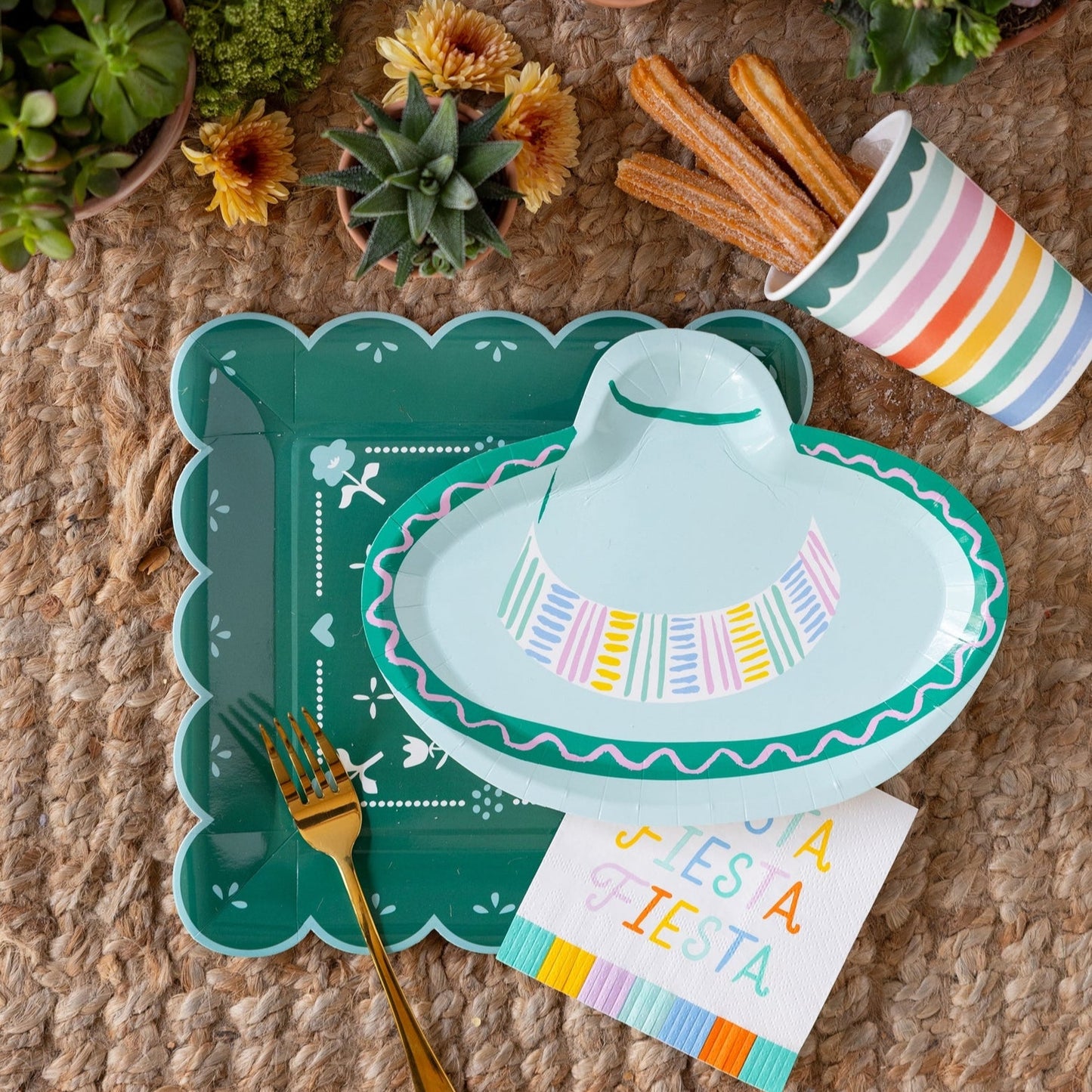Fiesta Sombrero Plates