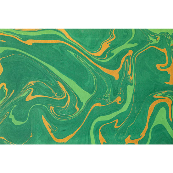 Green & Gold Marbled Placemats
