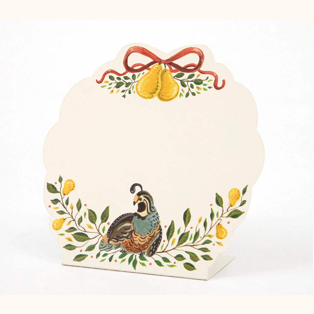 Partridge Place Card