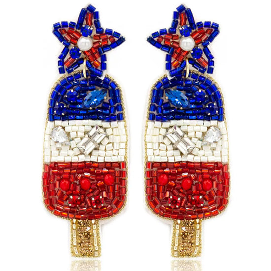 Patriotic Popsicle Earrings