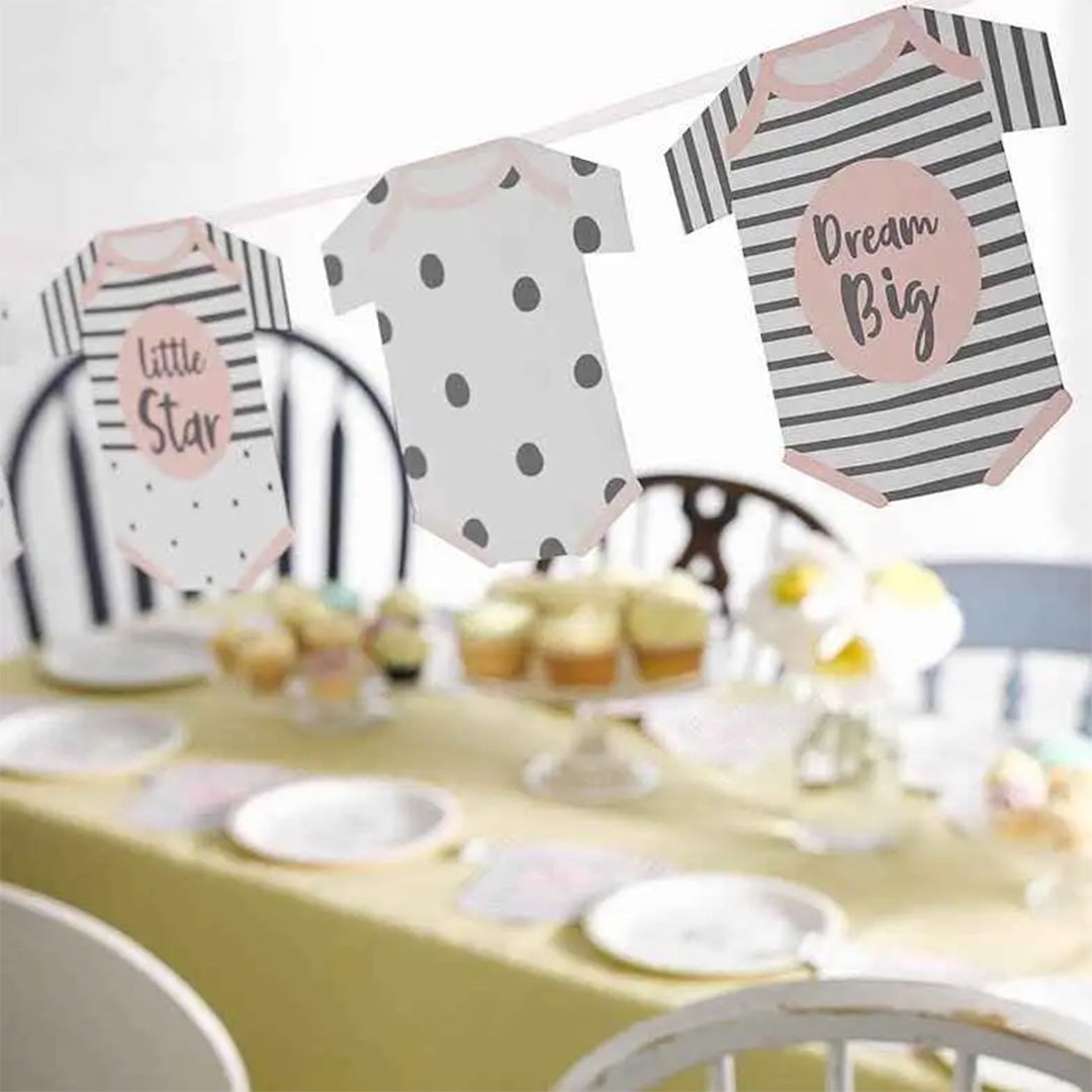Pink Baby Shower Garland