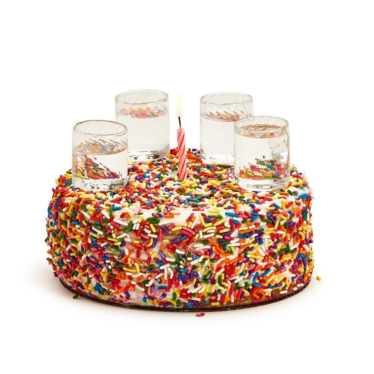 Shot Glass Cake Toppers Sparkle and Swag Party