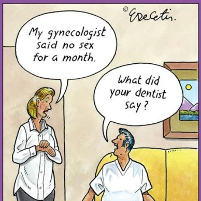 ERIC BD - Gynecologist Dentist Birthday Card