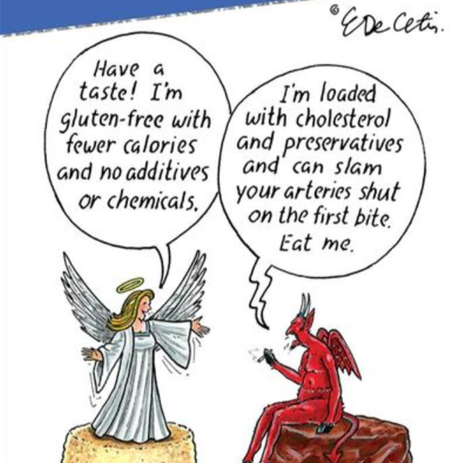 ERIC BD - Devil's Food Everyday Funny Card