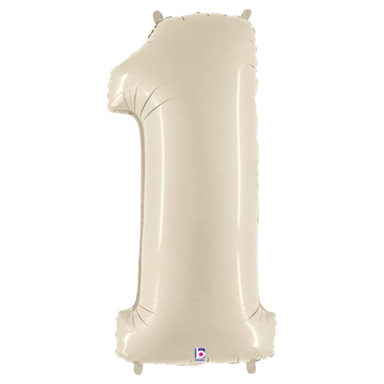 34" White Sand Mylar Numbers