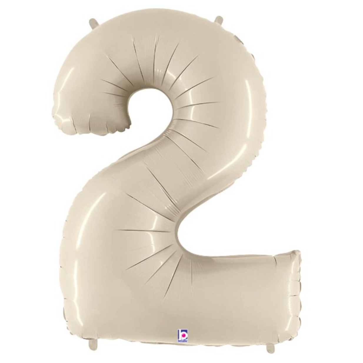 34" White Sand Mylar Numbers