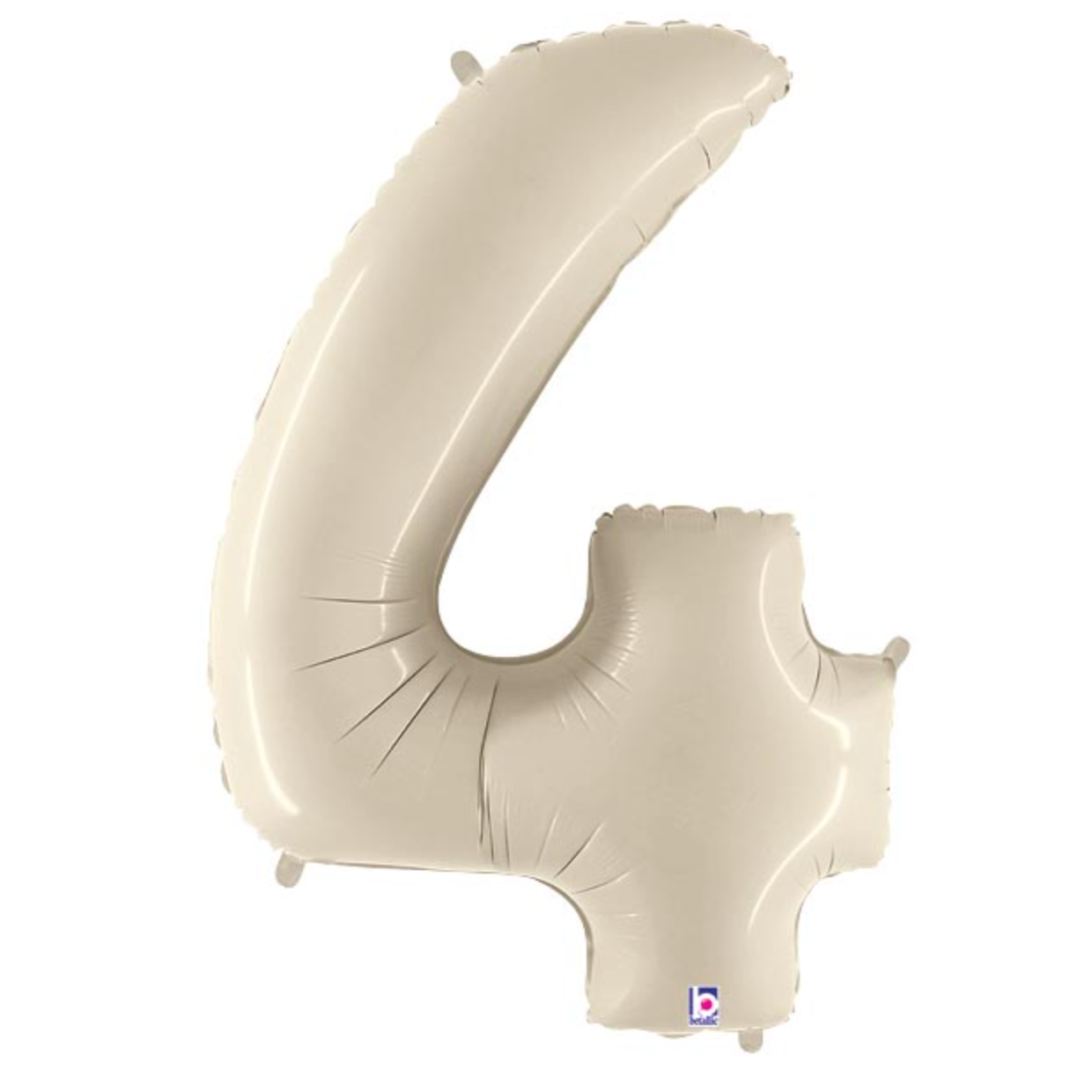 34" White Sand Mylar Numbers