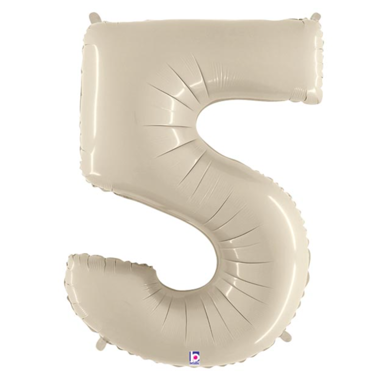 34" White Sand Mylar Numbers