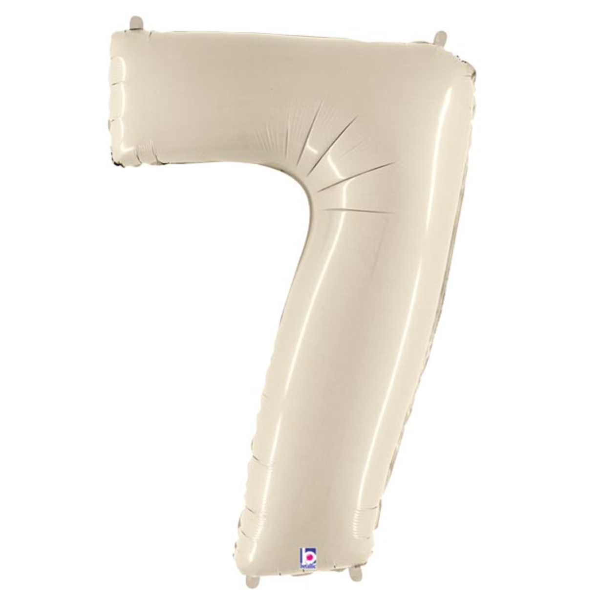 34" White Sand Mylar Numbers