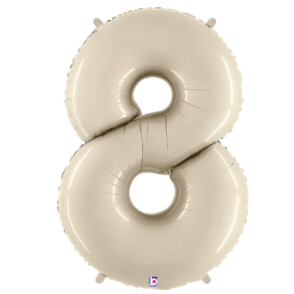 34" White Sand Mylar Numbers