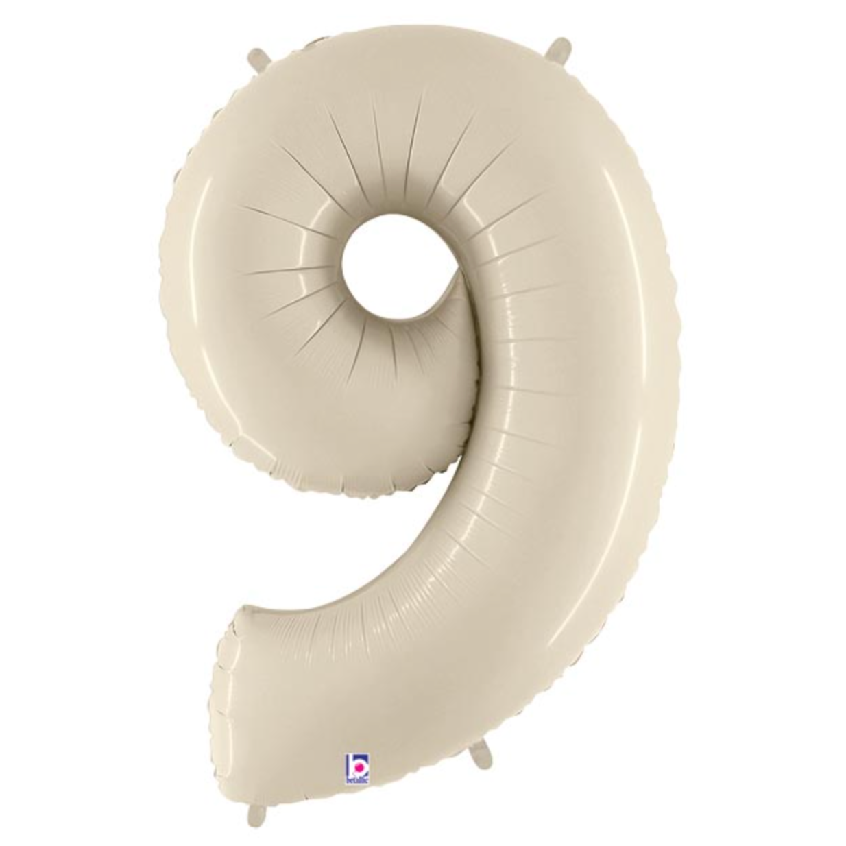 34" White Sand Mylar Numbers