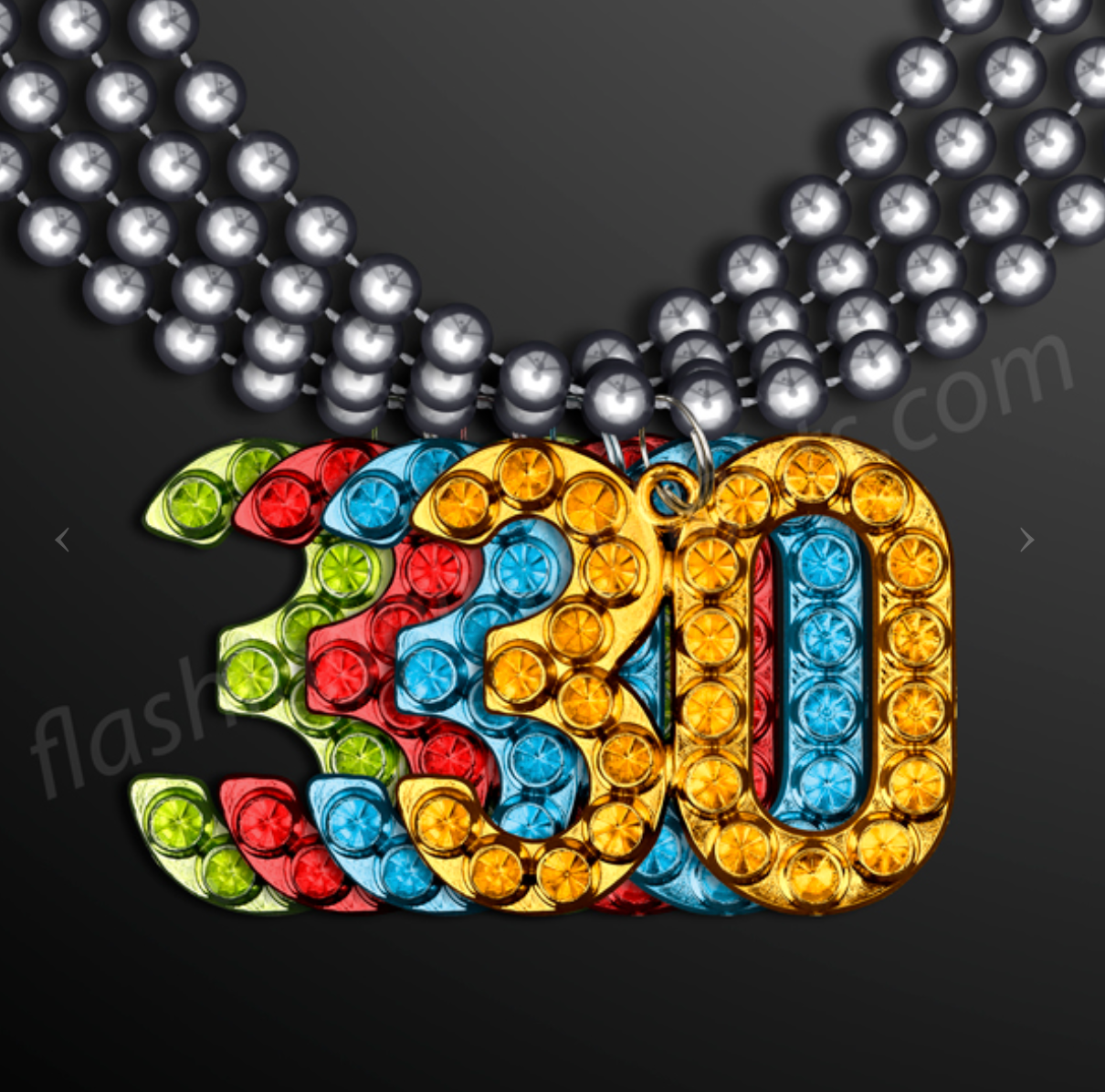 "30" Charm Beads