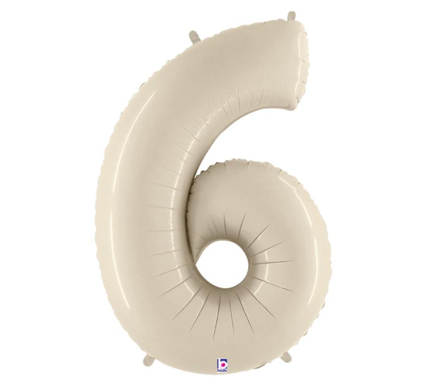 34" White Sand Mylar Numbers