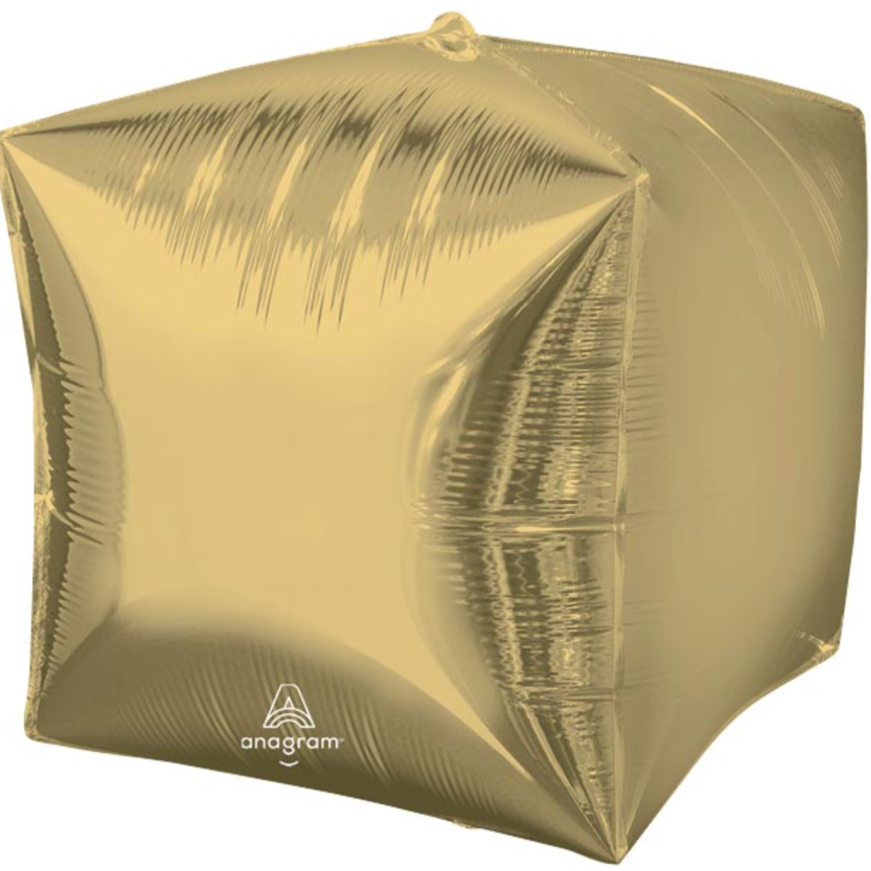 15" White Gold Cubez Balloon