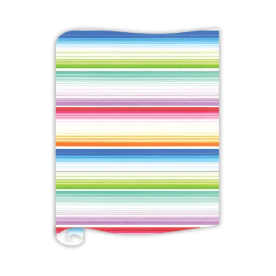 Handpainted Serape Stripe Table Runner