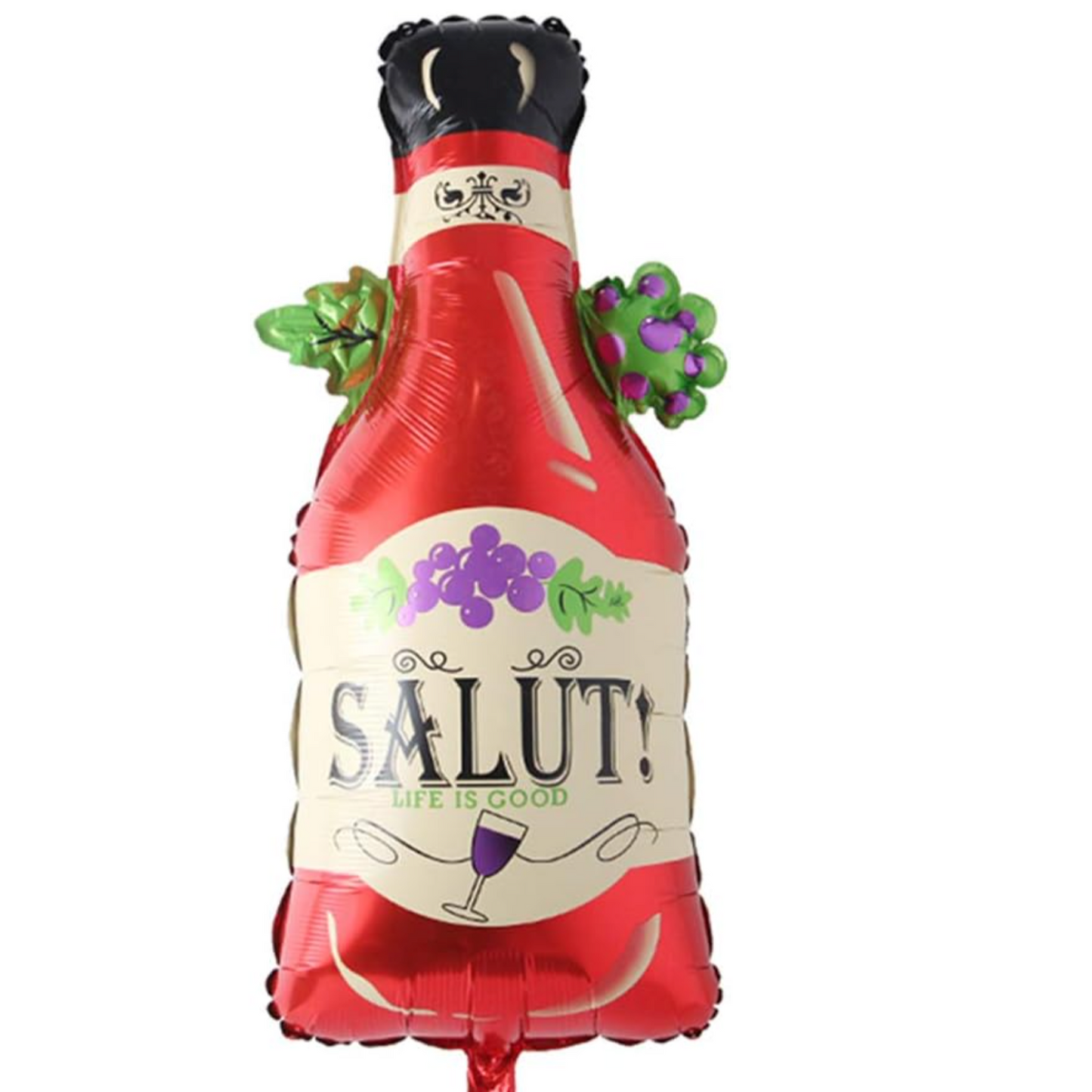 Salut! Wine Bottle Mylar