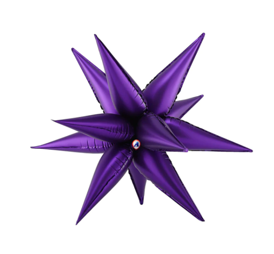 26" Small Star Burst Foil Balloon