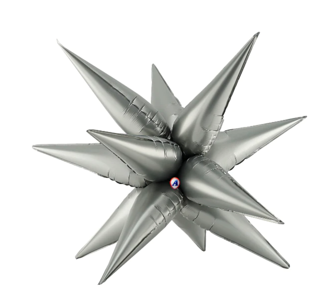 26" Small Star Burst Foil Balloon
