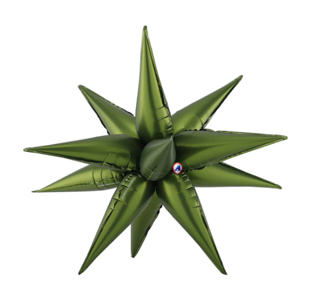 26" Small Star Burst Foil Balloon