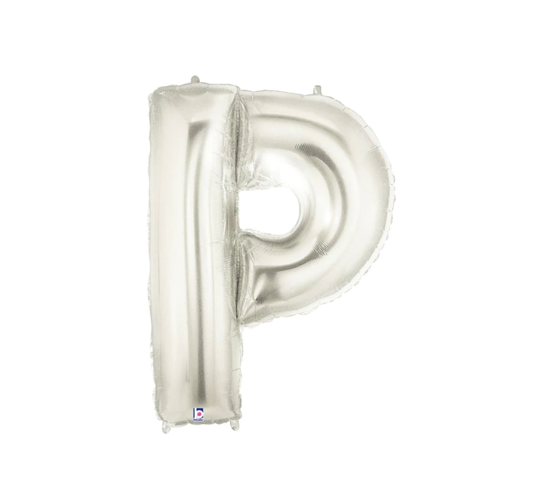 Silver Mylar Letters