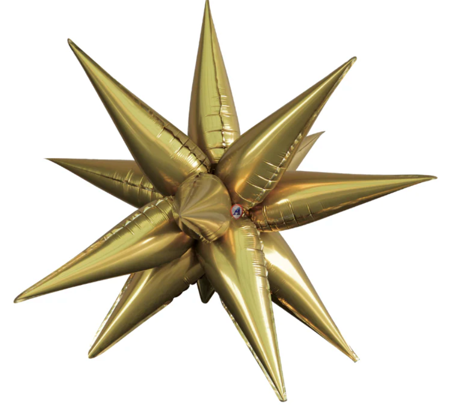 26" Small Star Burst Foil Balloon