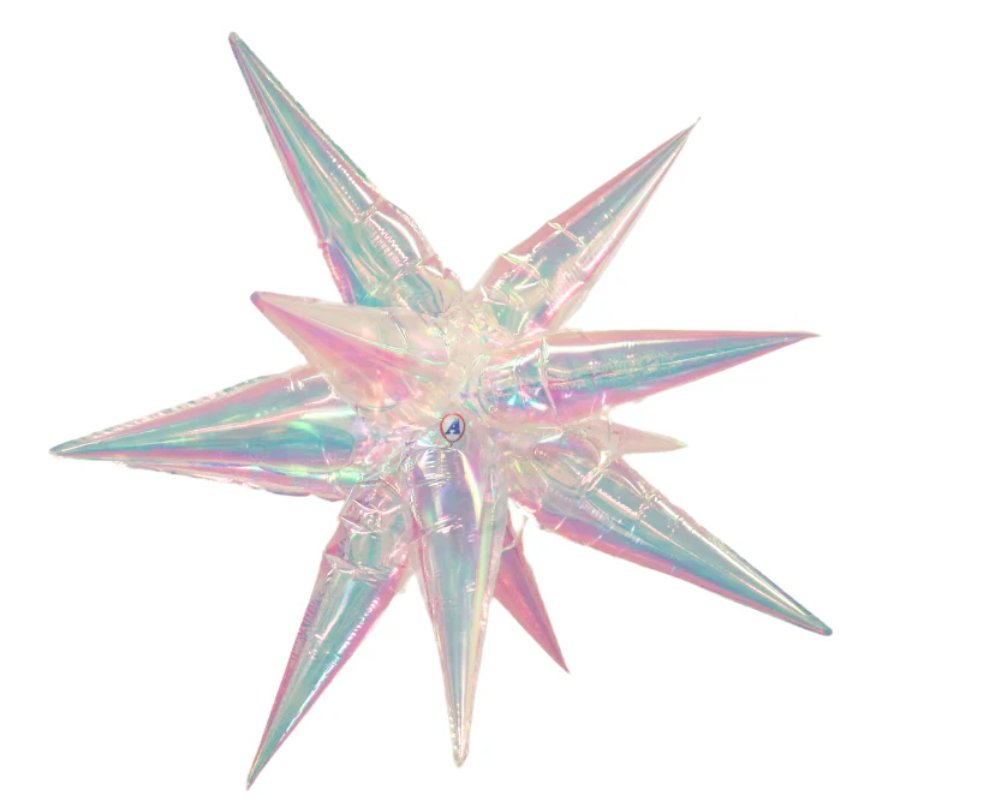26" Small Star Burst Foil Balloon