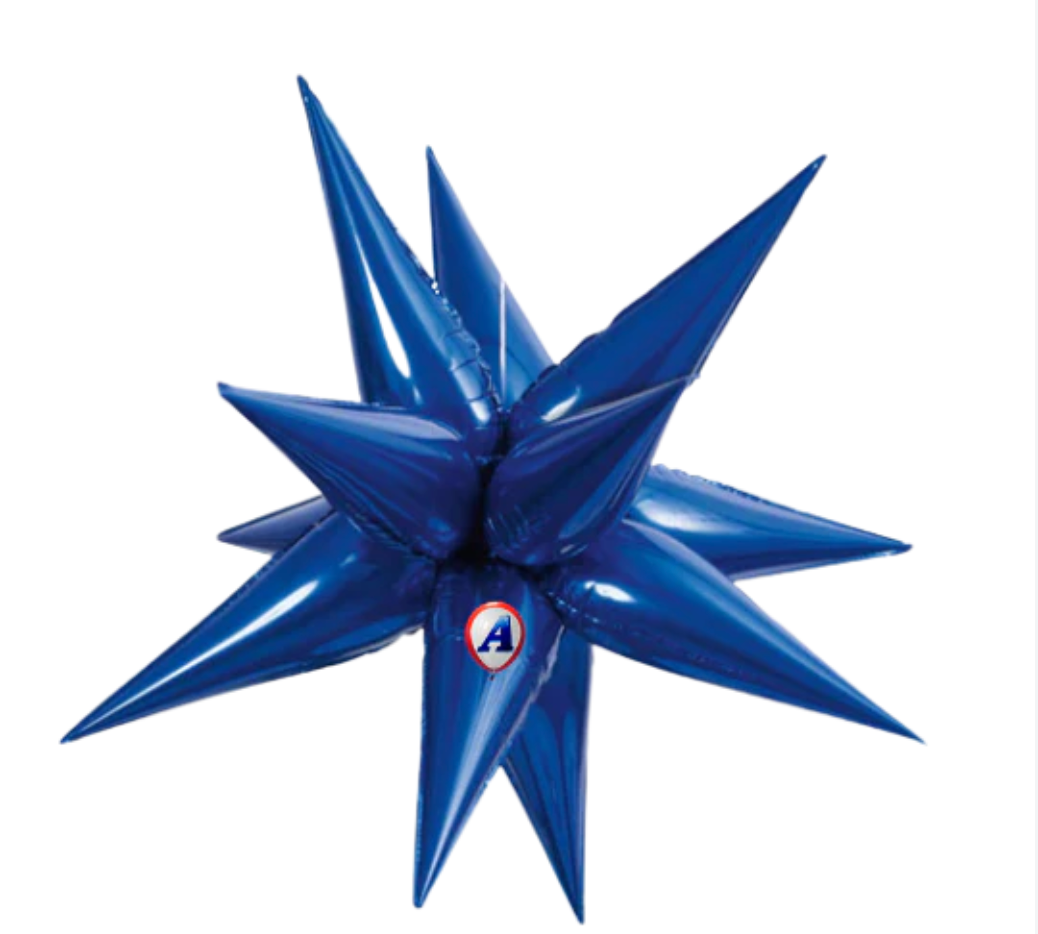 26" Small Star Burst Foil Balloon