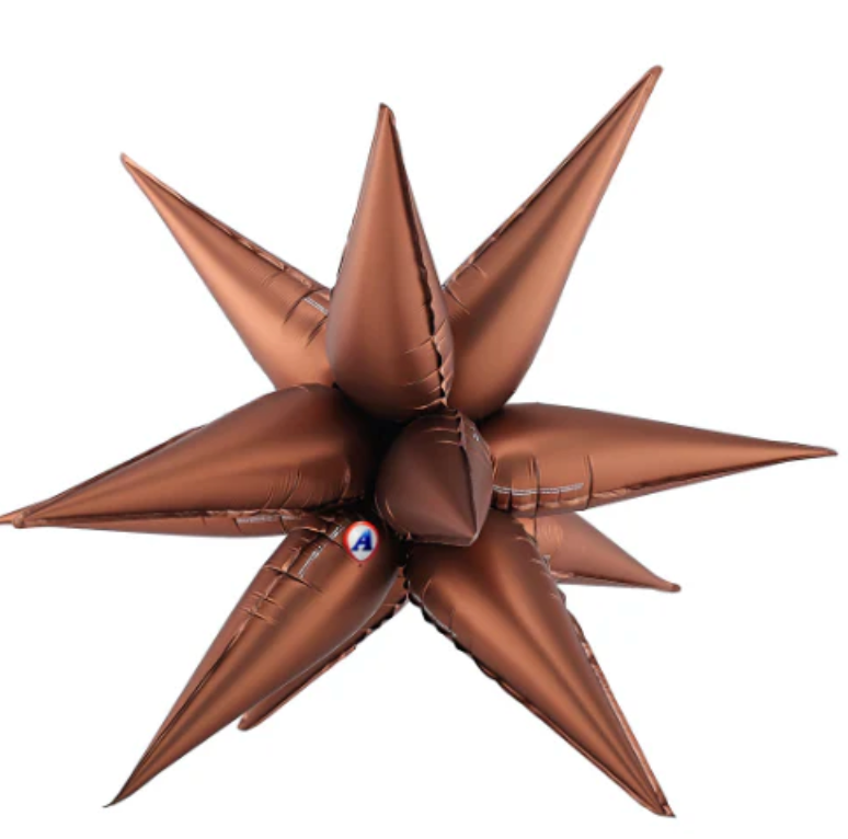 26" Small Star Burst Foil Balloon