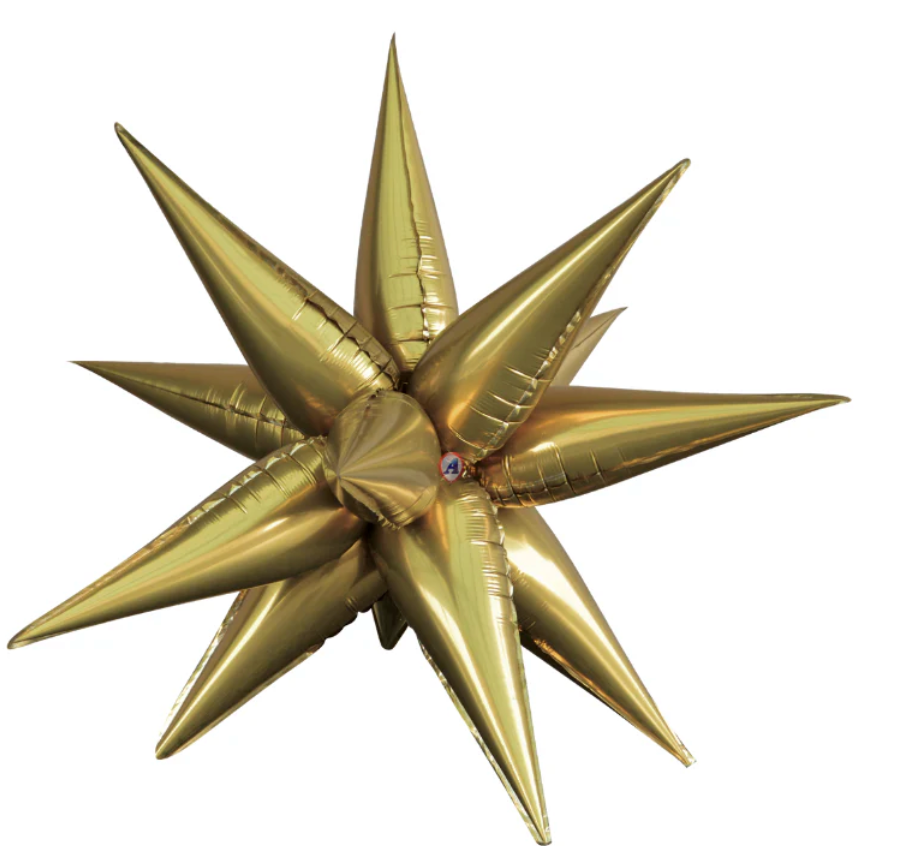 26" Small Star Burst Foil Balloon