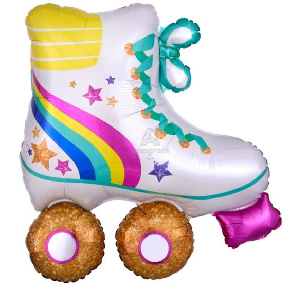 30" Roller Skate Mylar Balloon