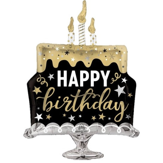 29" Birthday Surprise Cake Balloon