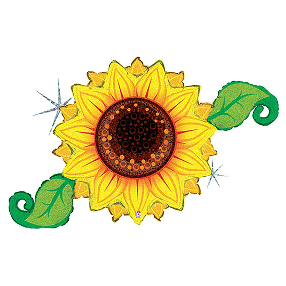 46" Linky Sunflower Mylar Balloon