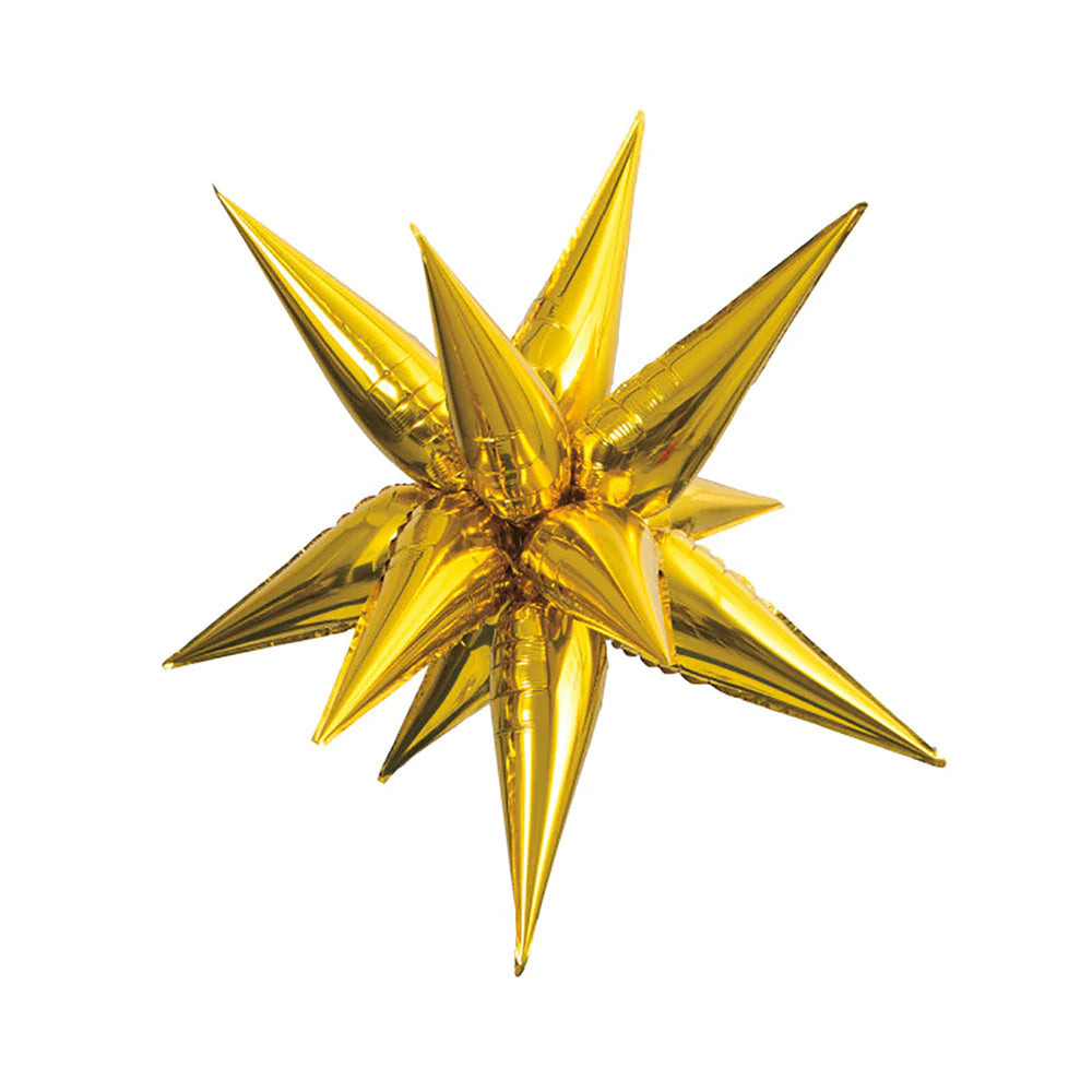 26" Gold Small Starburst Balloon
