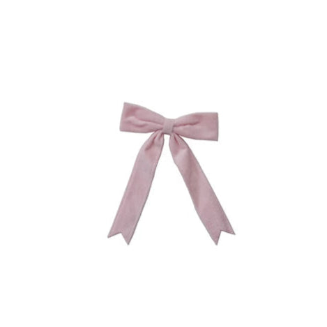 Velvet Clip-on Bow