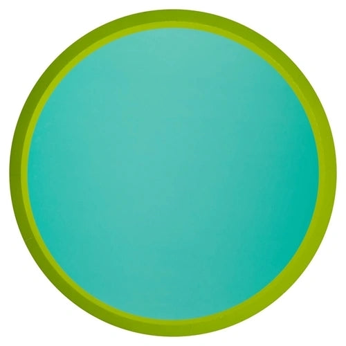 Teal and Green Dinner Plate