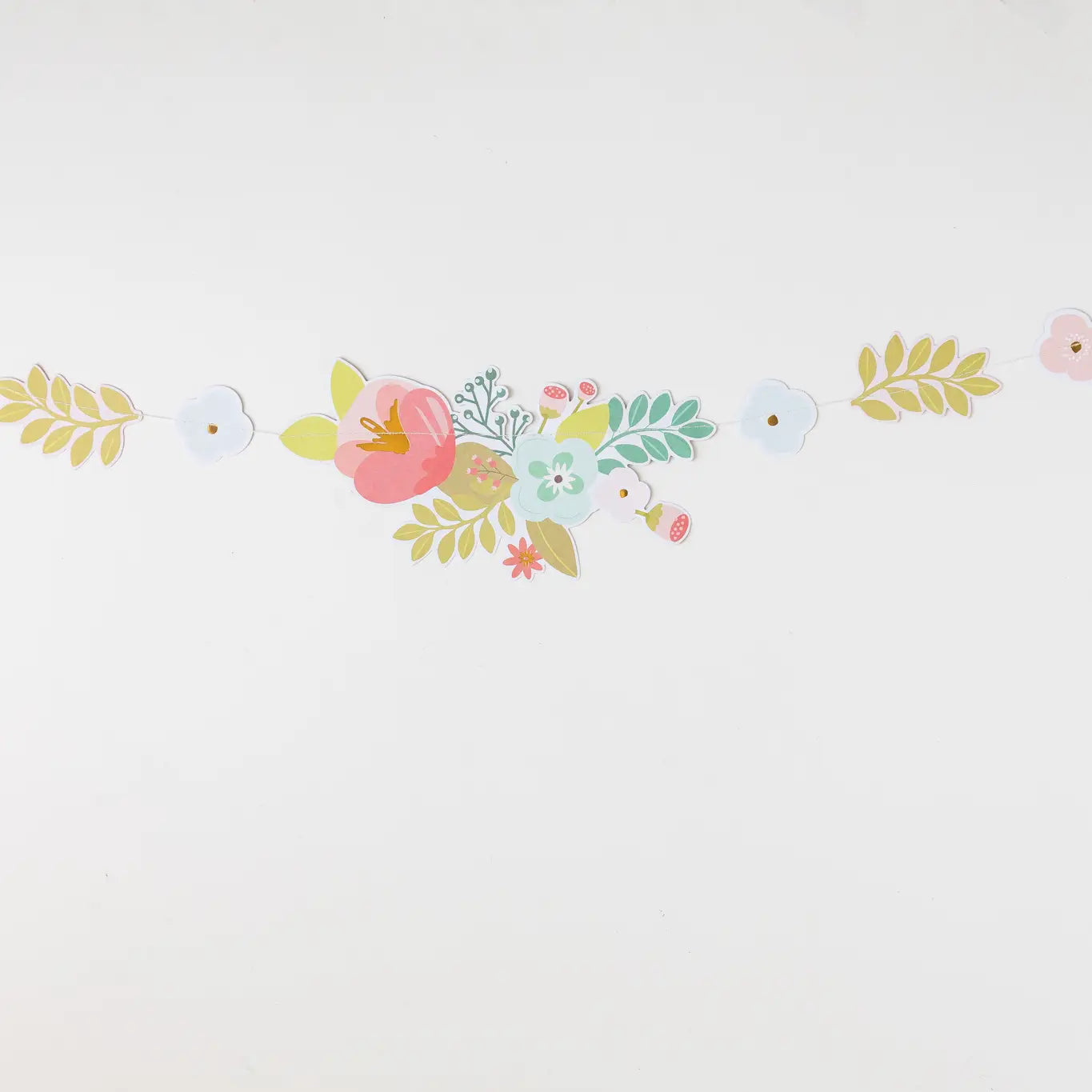 Garden Party Floral & Pennant Banner Set