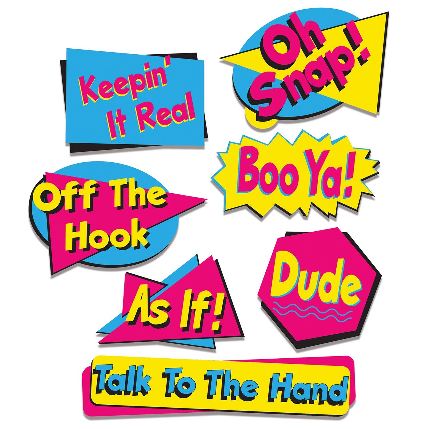 90s Phrase Cutouts