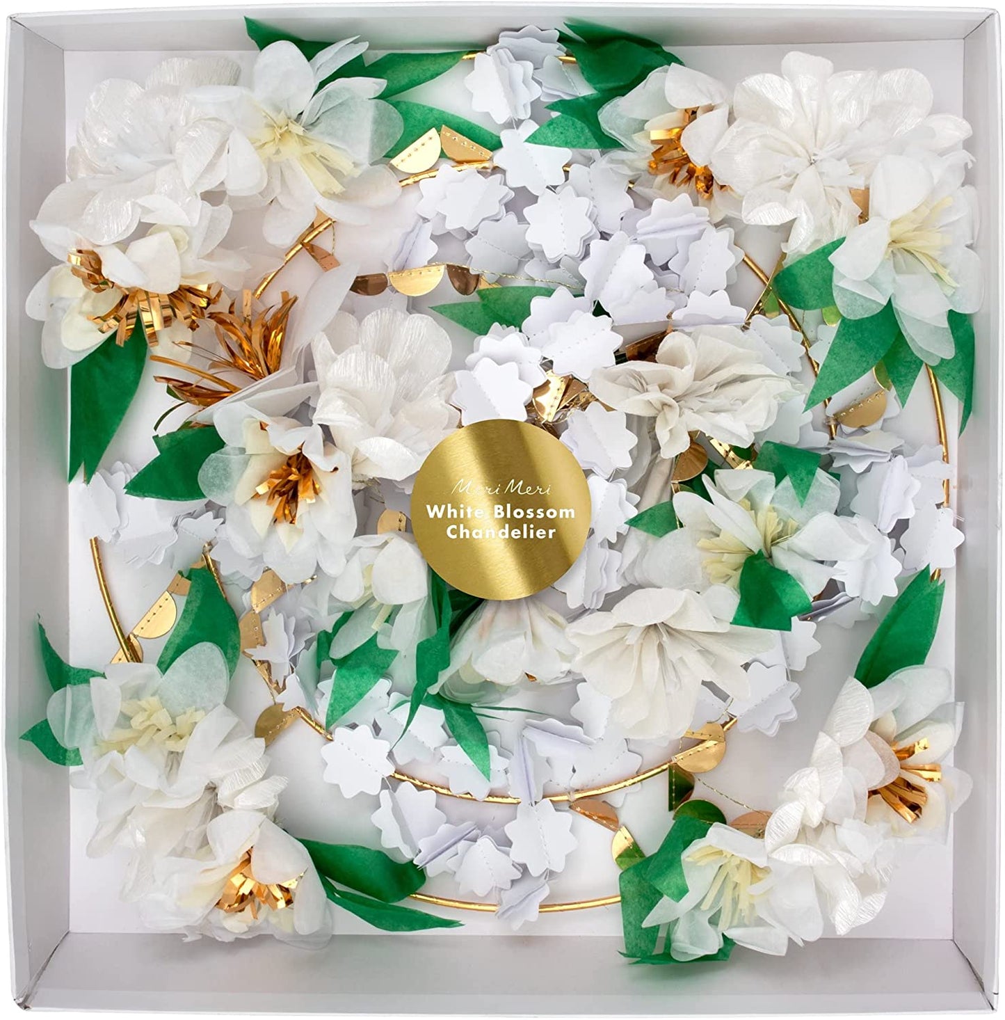 White Blossom Chandelier