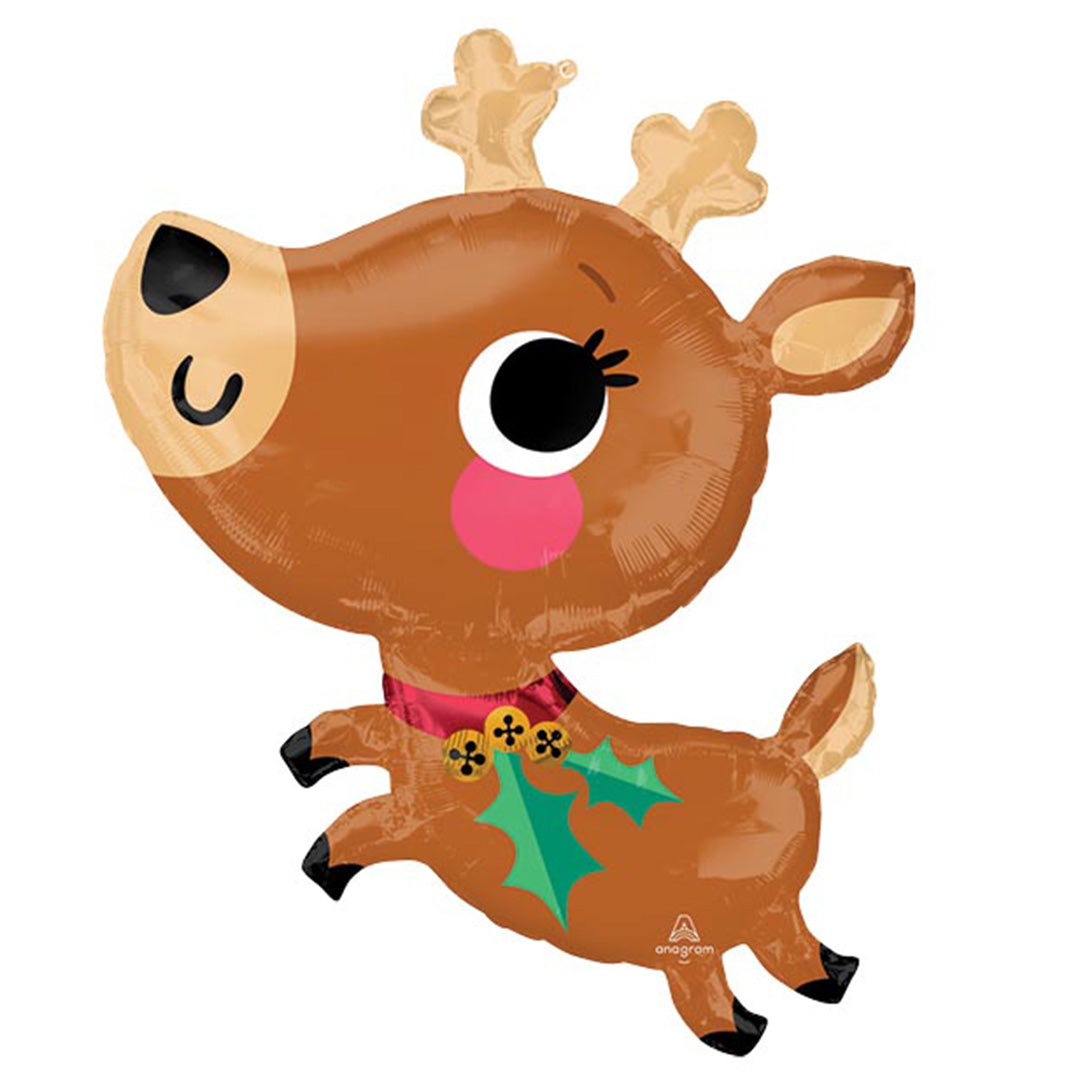 30" Adorable Reindeer Balloon