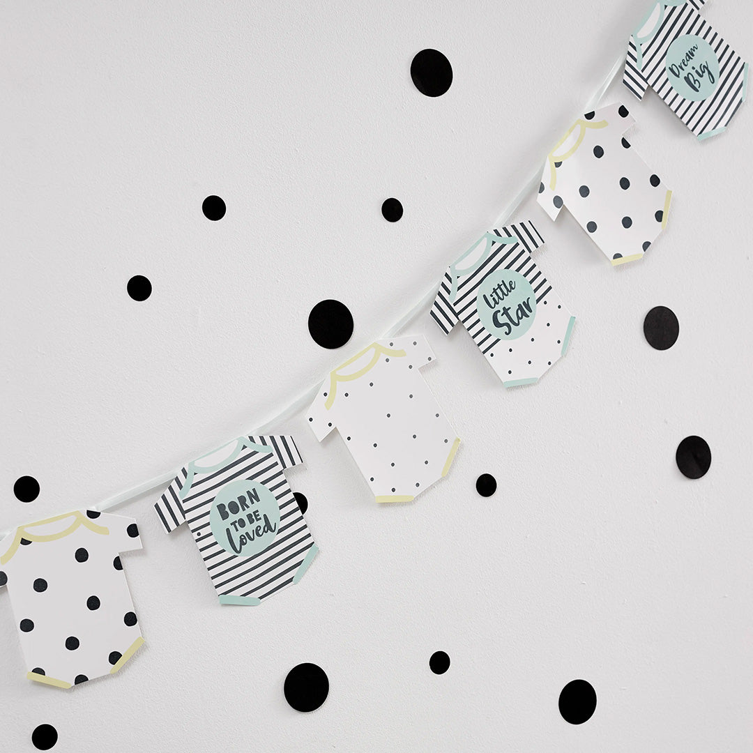Blue Baby Shower Garland
