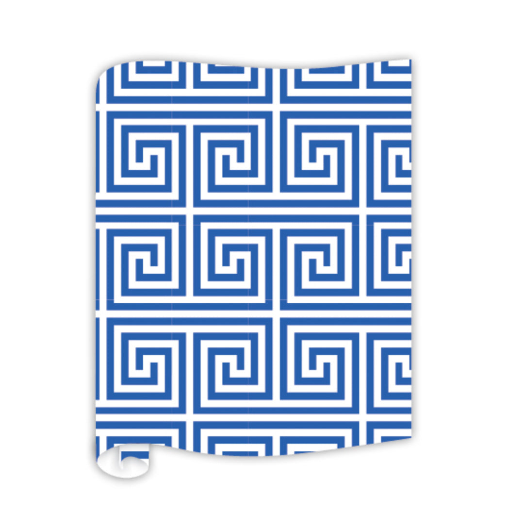 Blue Key Pattern Table Runner