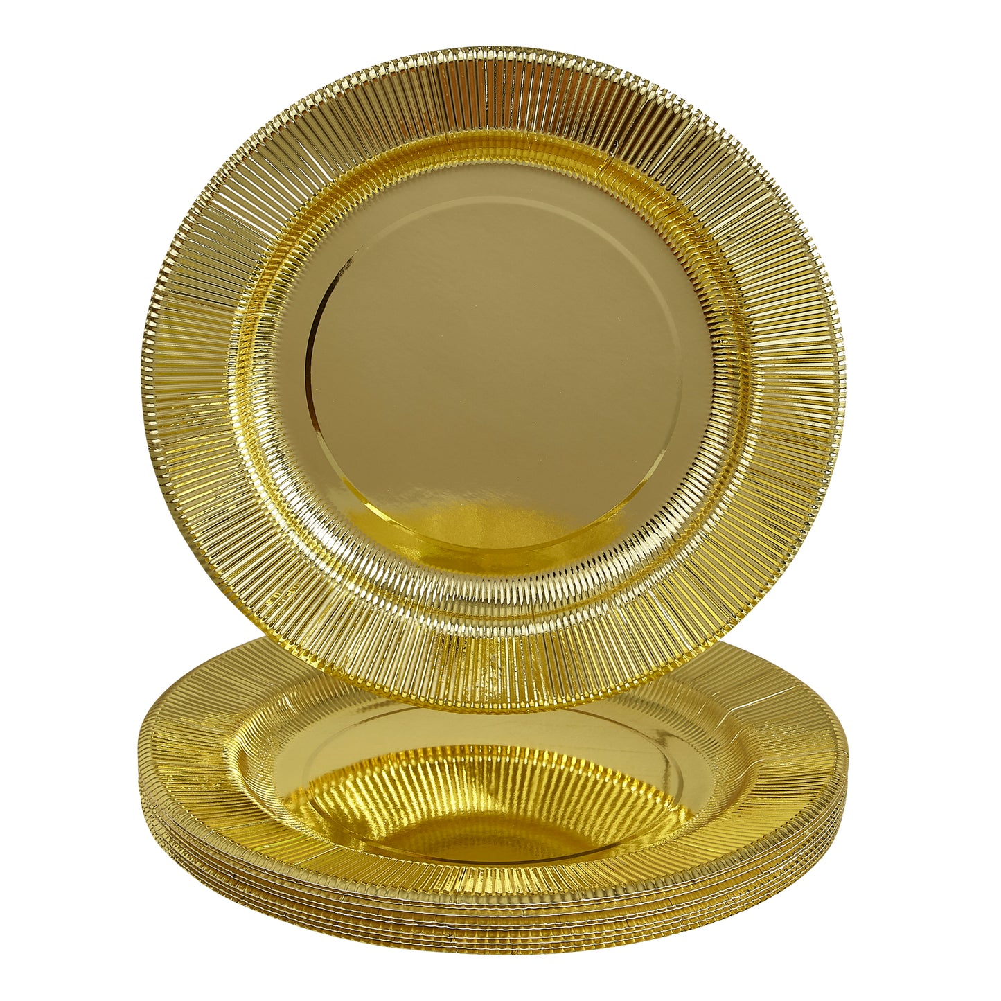 Ruffled Gold Charger Plate