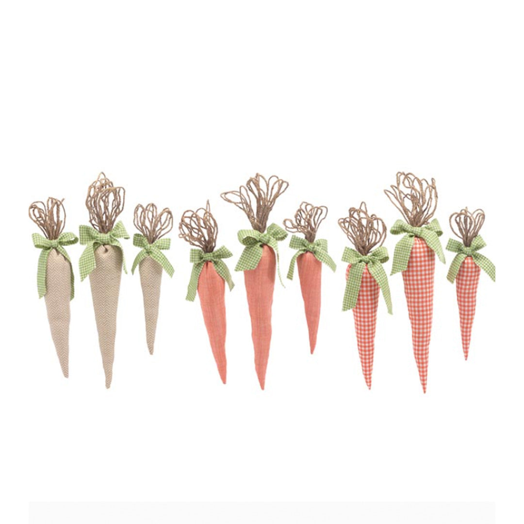 Hanging Fabric Carrot Set
