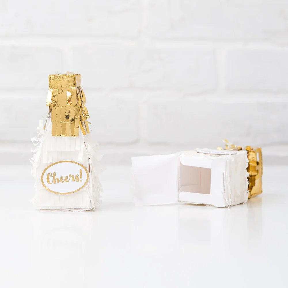 Mini Champagne Pinata Favor Box